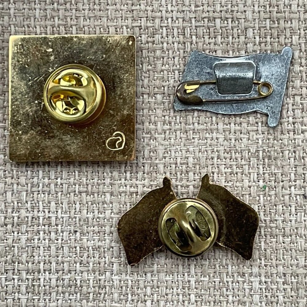 lot of 3 pins US Flag Patriot Pins Vintage Pins - Picture 3 of 9